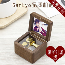Zhu Yilong Li now Wang Jiaer Wang Yibao Xiao Zhan Bojun YXiao star surrounding the music box creative birthday gift