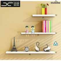 Strong upper storage board TV background bathroom wall shelf Wall Wall single-shaped partition wall hanging wall without trace nails