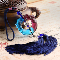 Longfeng Chengxiang car pendant hanging decoration mens high-grade atmospheric glaze pendant Car Rearview mirror decoration