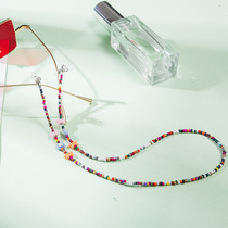 Childrens glasses chain colorful cute hanging neck glasses accessories glasses chain female hanging neck childrens glasses non-slip ear hook