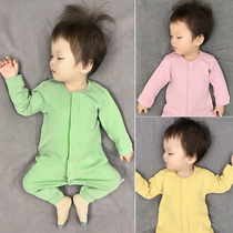 Baby one-piece autumn clothes Autumn and winter warm boneless newborn climbing clothes romper 0-3 baby pajamas Baby clothes