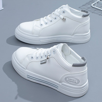 High-top shoes womens shoes 2021 Autumn New Wild Spring and Autumn leisure sports ins explosive small white autumn