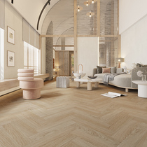 15mm herringbone wood color three-layer solid wood composite multi-layer floor Office wear-resistant and waterproof Chunlan floor