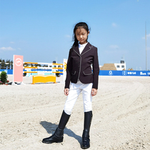 Epona Kids Cavalier Equestrian Competition Outfit Classic Black Sport Breathable Comfortable Blazer