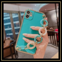 Apple 11 bracelet E mobile phone case womens iphone11promax silicone new 11pro cute personality creative soft anti-drop lens protective cover all-inclusive luxury high-end net red applicable