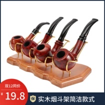 Soliwood pipe frame smooth cherry wood pipe pipe seat