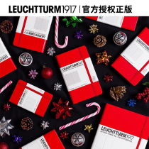 German lighthouse leuchtturm1917 Notebook stationery A6 pocket type mini type hard cover hand account horizontal grid checkered dot grid No grid Inner page hard cover copy portable book Business office