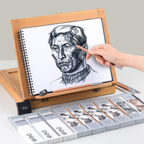 MARCO MARCO charcoal chalk painting art students special charcoal pen beginner sketch soft hard drawing art supplies sketch Matte Pencil white charcoal high light pen White sketch lead 7020