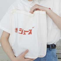 square houlest original ins childlike student canvas bag women shoulder hand shopping eco bag