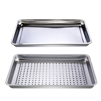 Commercial steamer plate non-porous 304 steamer plate with hole 201 stainless steel steamer accessories