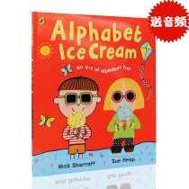 Pre-sale English Original Paint Book Alphabet Ice Cream A Fantastic fun-filled ABC Celebrity Nic