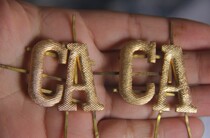 Soviet original Soviet general epaulettes letter CA a set of honor guard dresses