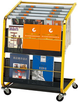 Stainless steel titanium black gold book and newspaper rack Newspaper rack clip Newspaper rack Magazine rack Data rack Newspaper rack