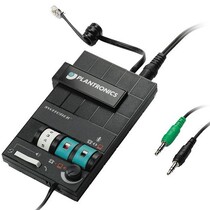 Headphone adapter Plantronics MX10 operator adaptable customer service headset phone dual-use amplifier