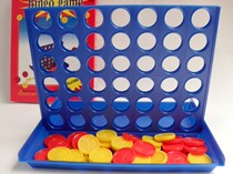 Large number of four-connected chess three-dimensional four-piece chess five chess and childrens toy game chess bingo game 4-League chess