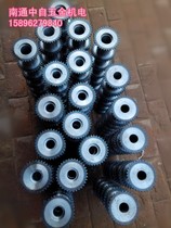 45#钢工业链条链轮06C-32B single-row double-row three-row chain sprockets non-standard to do