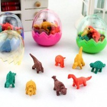 Creative modeling★Student Eraser Cartoon Mini Dinosaur Egg Dinosaur Eraser Price of an Egg