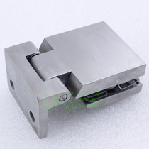 304 stainless steel thickened casting glass door hinge cabinet door clip display cabinet hinge wine cabinet cabinet door hinge