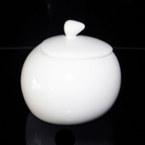 Seabird Sugar Bowl Tangshan Bone China Coffee Set Accessories Sugar Bowl 45% Bone Meal High-grade Bone China Porcelain