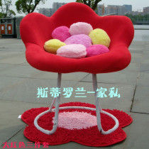 Lazy sofa single person fashion cute creative balcony sofa computer chair Beauty Hair office small sofa Special