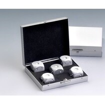 Premium aluminum dice metal aluminum alloy drinking dice gift 5 sets boxed drinking nightclub