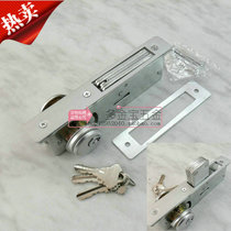 KFC McDonalds weighted special aluminum alloy floor lock glass framed door lock swing door lock
