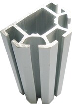 40 large hole semi-prism 40 small hole semi-prism display cabinet column aluminum alloy profile exhibition column