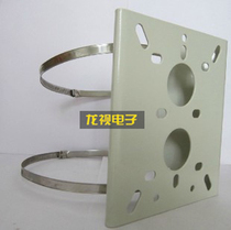Special strengthening holding column bracket for monitoring camera bracket stand pole stainless steel ring hoop bracket wire pole
