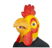 Rooster headgear mask animal headgear performance art control chicken head photography props party artifact