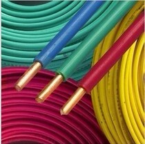 The national standard single-core single-stranded hard copper wire BV0 5 0 75 1 0 1 5 2 5 4 6 square purple copper wire