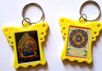 Angry Lotus Master King Kong Armor Mantra Wheel (front and back)