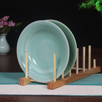 Longquan celadon creative ceramic plate Western plate 8 inch dumpling plate European plate soup plate deep plate plate