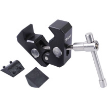 Crab Clamp Improvement IS-XQJII Replaceable Anti-slip Block Full Metal Clamp Photography Assistant