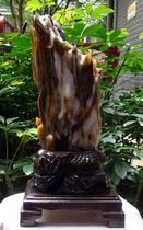 Mineral family Natural Burmese tree tree Jade Wood fossil silicified wood original stone ornaments raw ore stone 5138