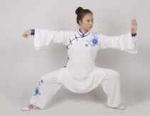 Fengtail blue and white Jianlong original design custom Taiji clothing performance clothing womens high-end embroidery embroidery