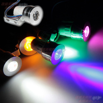 Motorcycle 12V color lights MOPED electric vehicle modification accessories LED flash light High brightness chassis spot light