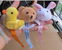Clearance baby pacifier chain plush pacifier toy anti-drop clip with Rattle single price