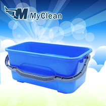 Multi-purpose plastic portable water storage glue cotton mop mop floor mop cleaning rinse bucket rectangular 12L barrel