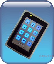 ID IC access control reader password card reader Wigan 26 34 card reader RS485 password button read head