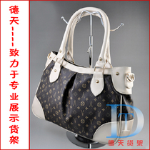 Hot Sell Leather Bag Show Shelf Lifting Hanging Bag Exhibition Rack Satchel Shelving Shelving Bag Rack Solid Big Bend Hanging Bag Rack