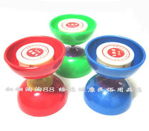 Xin Teng Fly One Bearing Double Head Air Bamboo Beginner Child Seniors Fitness Shake 125-1 Shaft Rubber Bowl Double Wheel With Loud Bang