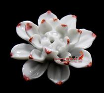 Decone Liver Hall Office fragrant inserts Mini lotus incense stove white lotus scenary seat ceramic incense holder