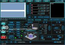 Mach3 CNC lathe interface Engraving machine interface Four-axis interface interface design
