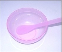 Beauty Salon Personal Essential Oil Bowl Mask Powder Tone Mix Stick Volume Spoon Hard Plastic Glue Mask Bowl Glue Stick Brush Glue Bowl Suit