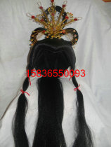 Beijing drama component Li Yugang headdress seven fairy headdress blossom headset ancient wig point drilling antique building