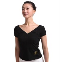3844 dance clothing womens short-sleeved top Yoga practice clothing body clothing thin cotton short section
