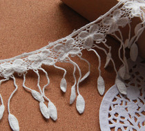 A13A16 handmade DIY clothing accessories lace embroidered quality white cotton thread lace streaming sutter price