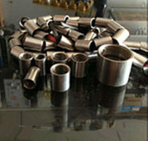 Stainless steel round pipe connector inner wire welding straight through water and gas pipe fittings 2346 points 1 1 1 2 1 5 inches