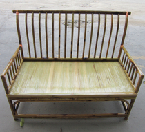 Bamboo Bench Chair 2 persons Ming and Qing Chairs Bamboo Sofa Hair Chair Double Living Room Balcony dining room Sofa Chair Sofa chair