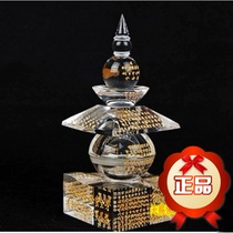 Treasure seal Dharani tower stupa stupa crystal five-wheeled tower acrylic stupa medium